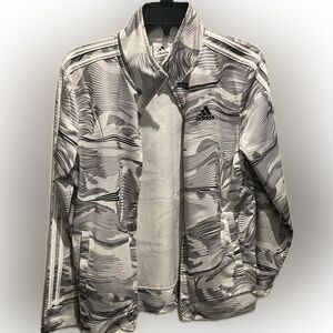 Adidas light weight jacket and tee shirt. Like new!